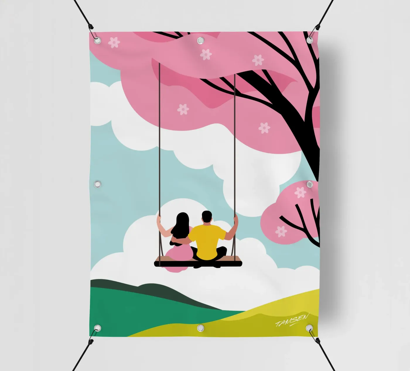 Spring telo in pvc da Tamsen Design