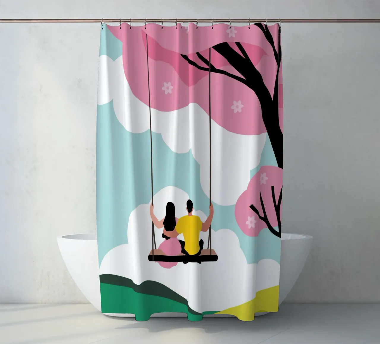 Spring Duschvorhang von Tamsen Design