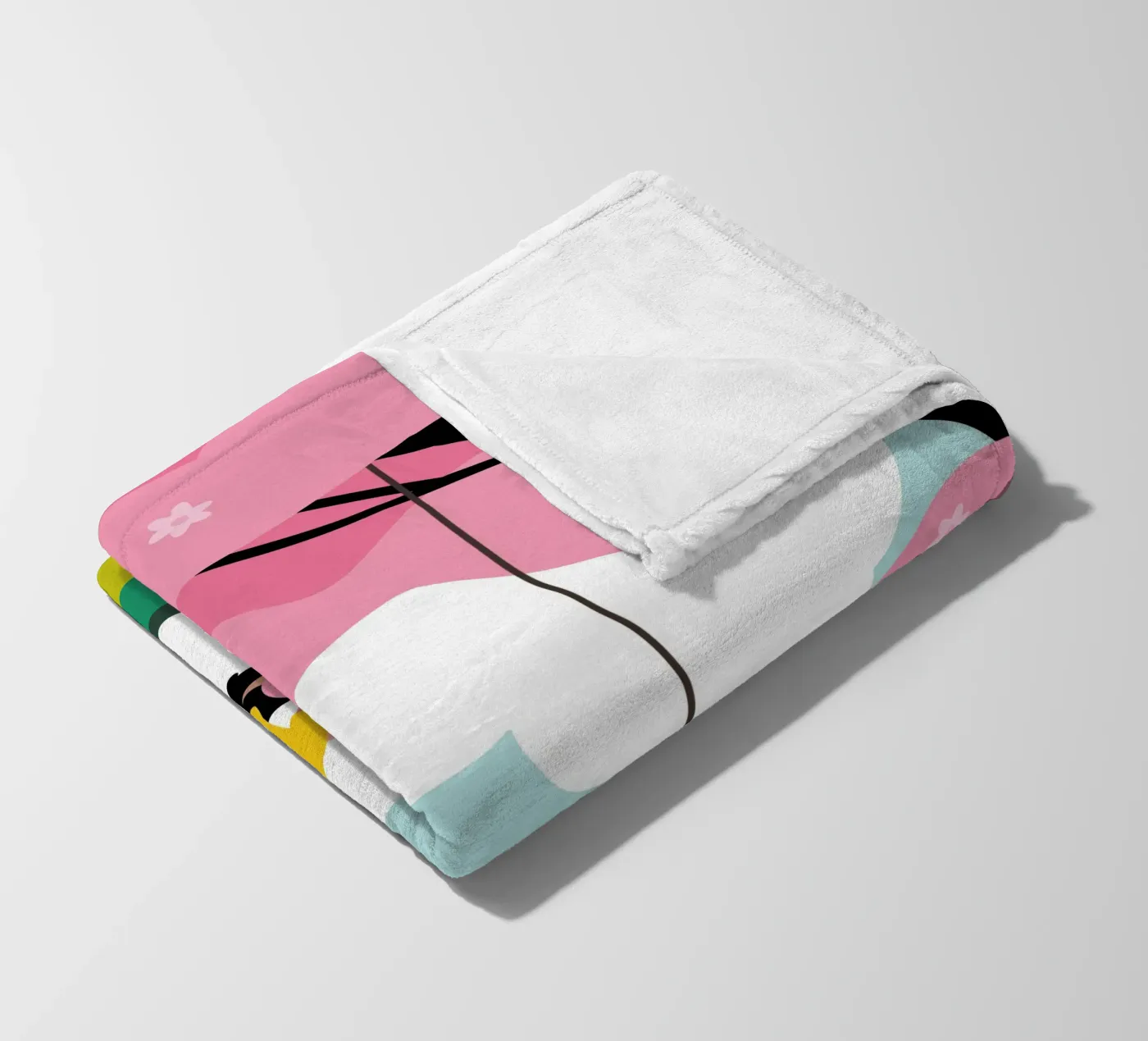 Spring fleece blanket by Tamsen Design