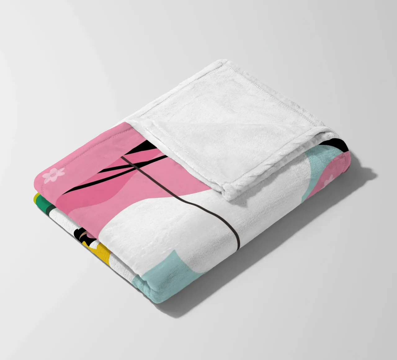 Spring fleece blanket by Tamsen Design