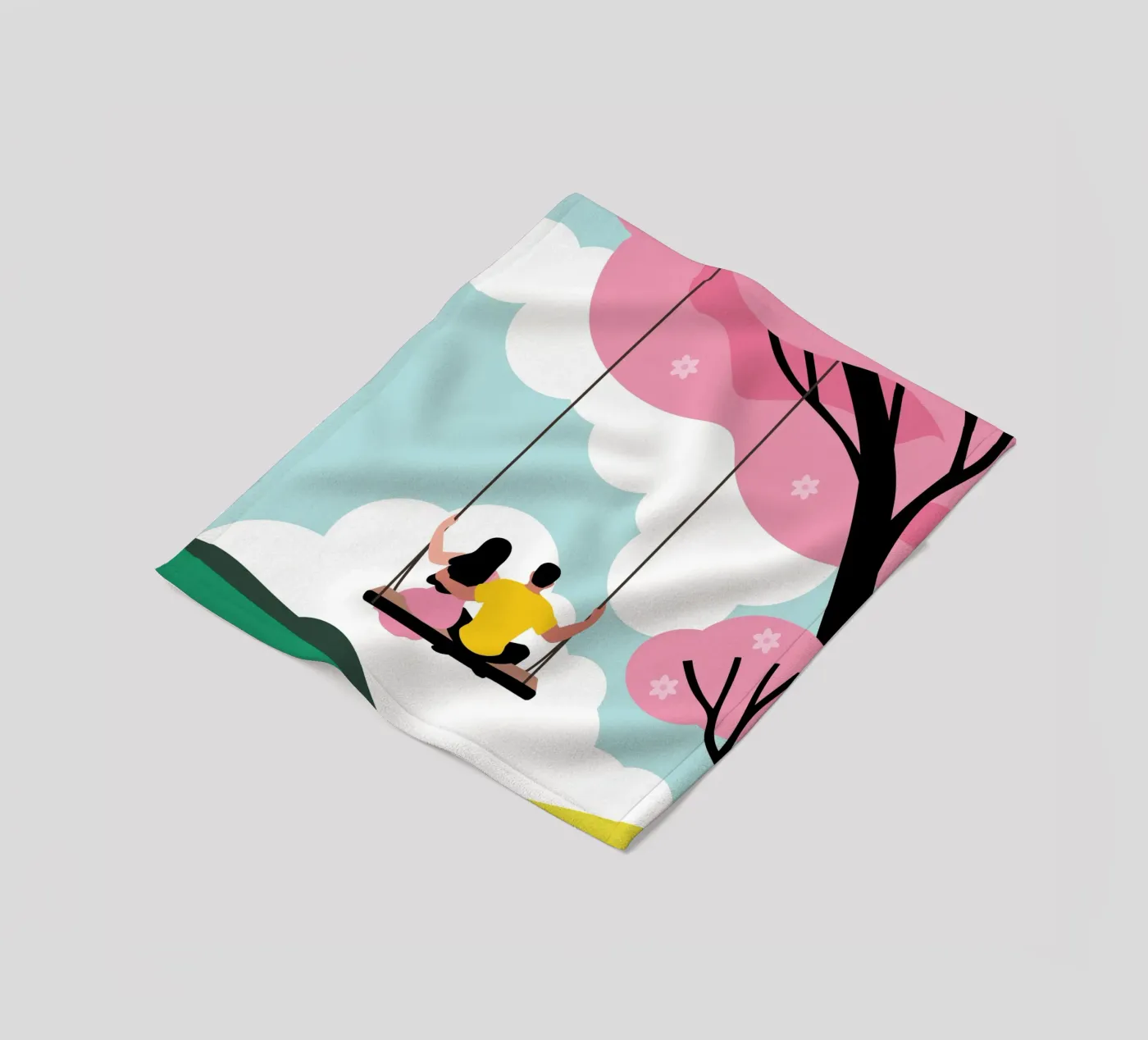Der Frühling Fleecedecke von Tamsen Design