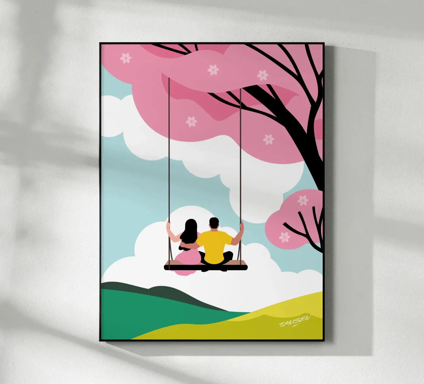 De lente acryl van Tamsen Design