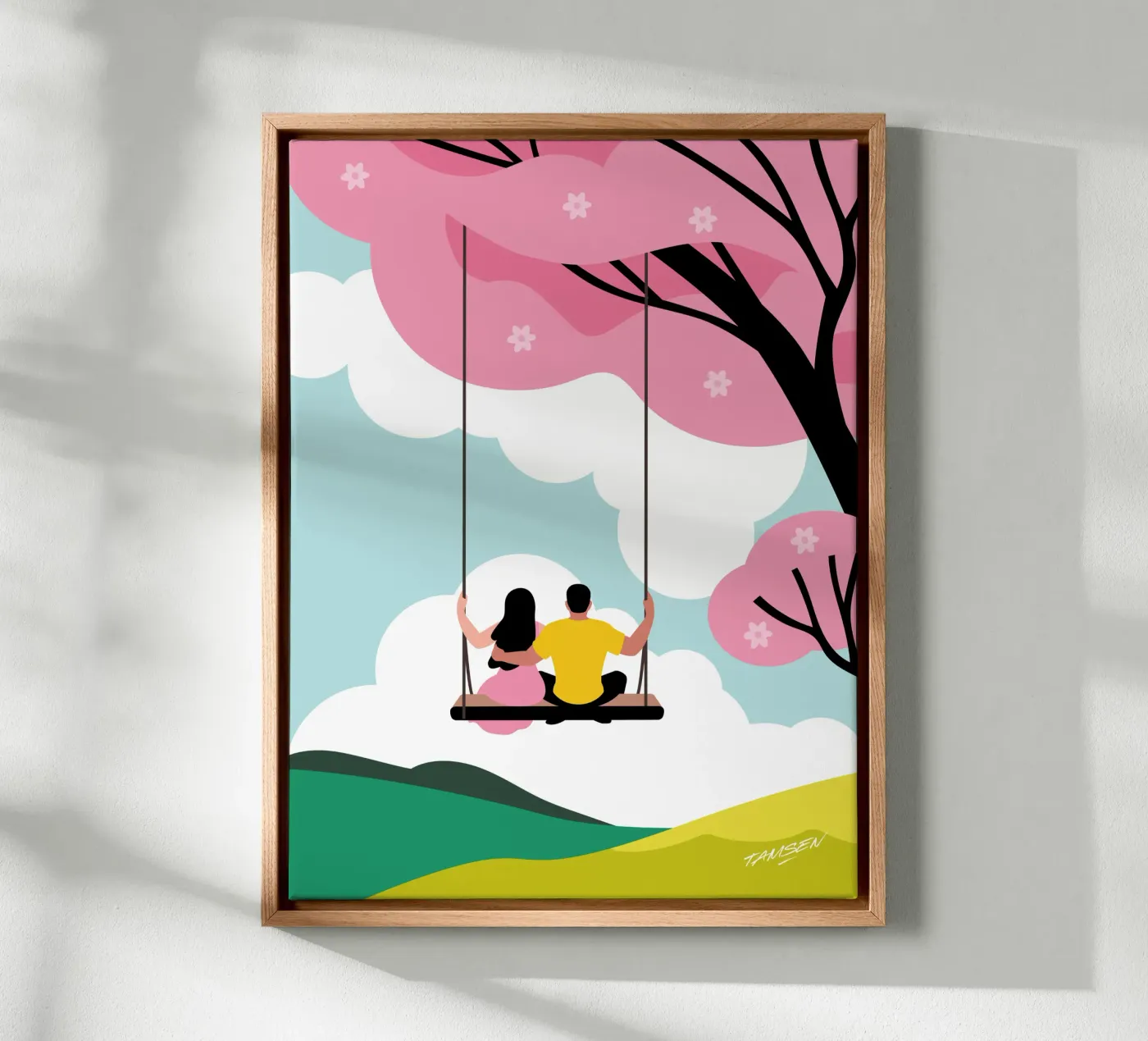 Spring Leinwand von Tamsen Design