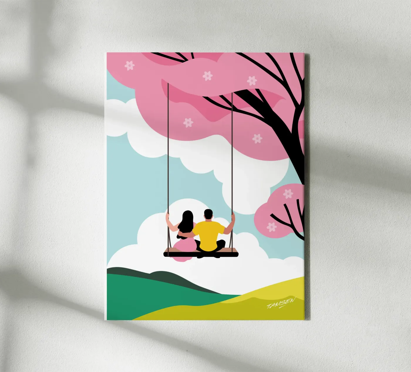 Spring Leinwand von Tamsen Design