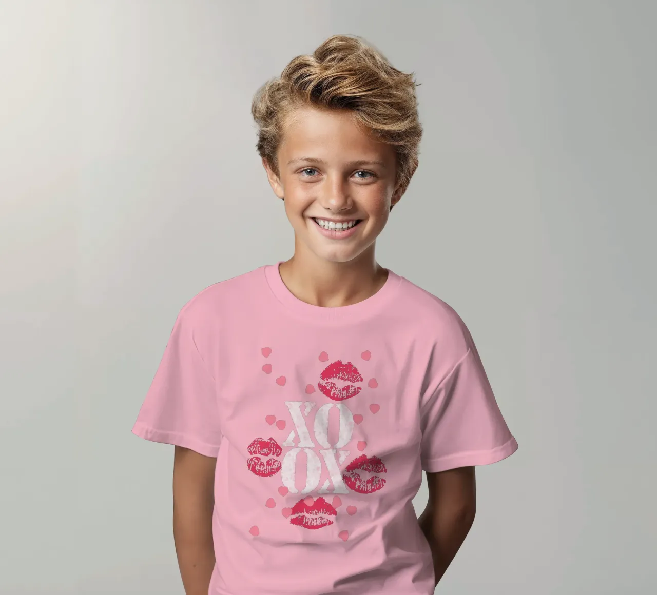 Hugs and Kisses t-shirt bambini da meikekohls