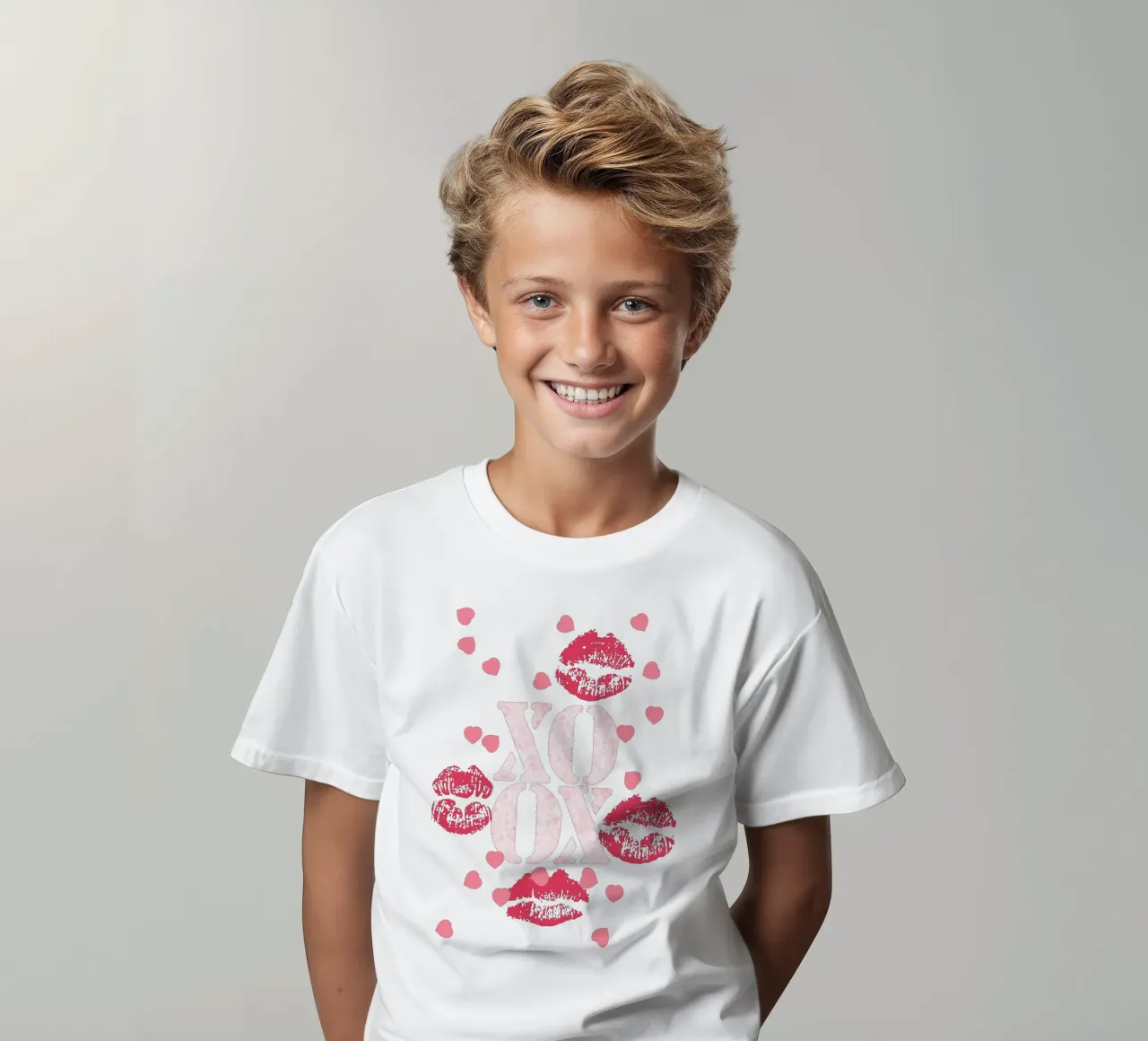 Hugs and Kisses t-shirt bambini da meikekohls