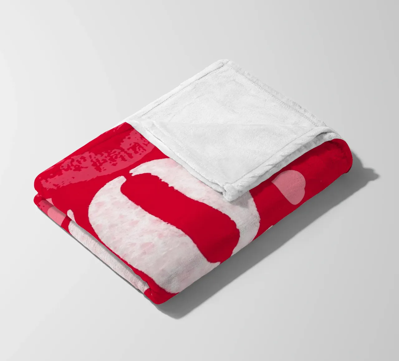 Baci e abbracci coperta in pile da meikekohls