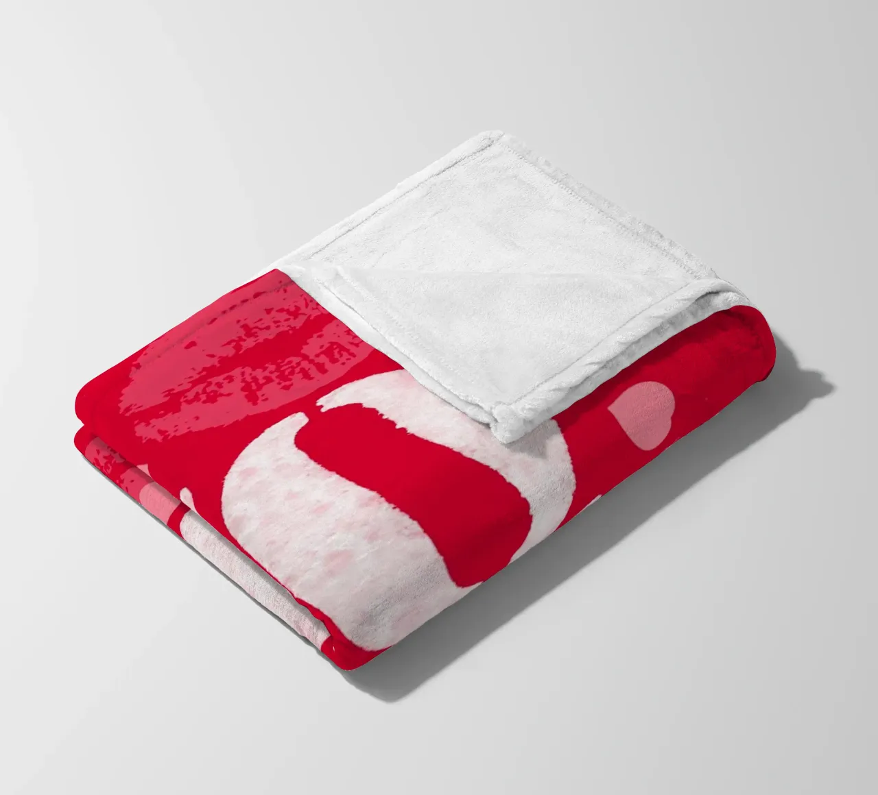 Baci e abbracci coperta in pile da meikekohls