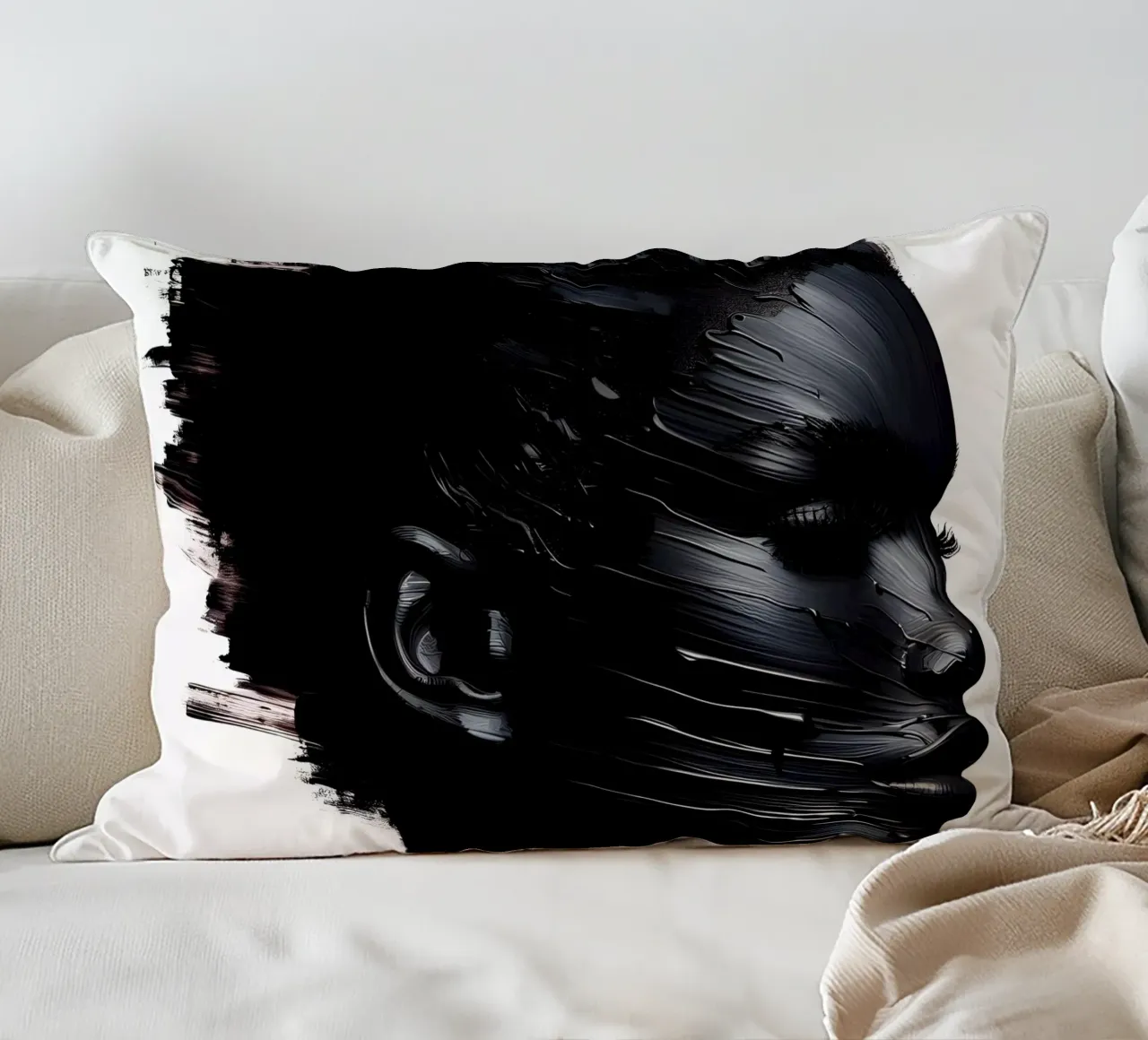 SCRATCH THE SURFACE decorative cushion by ARTOMATIC