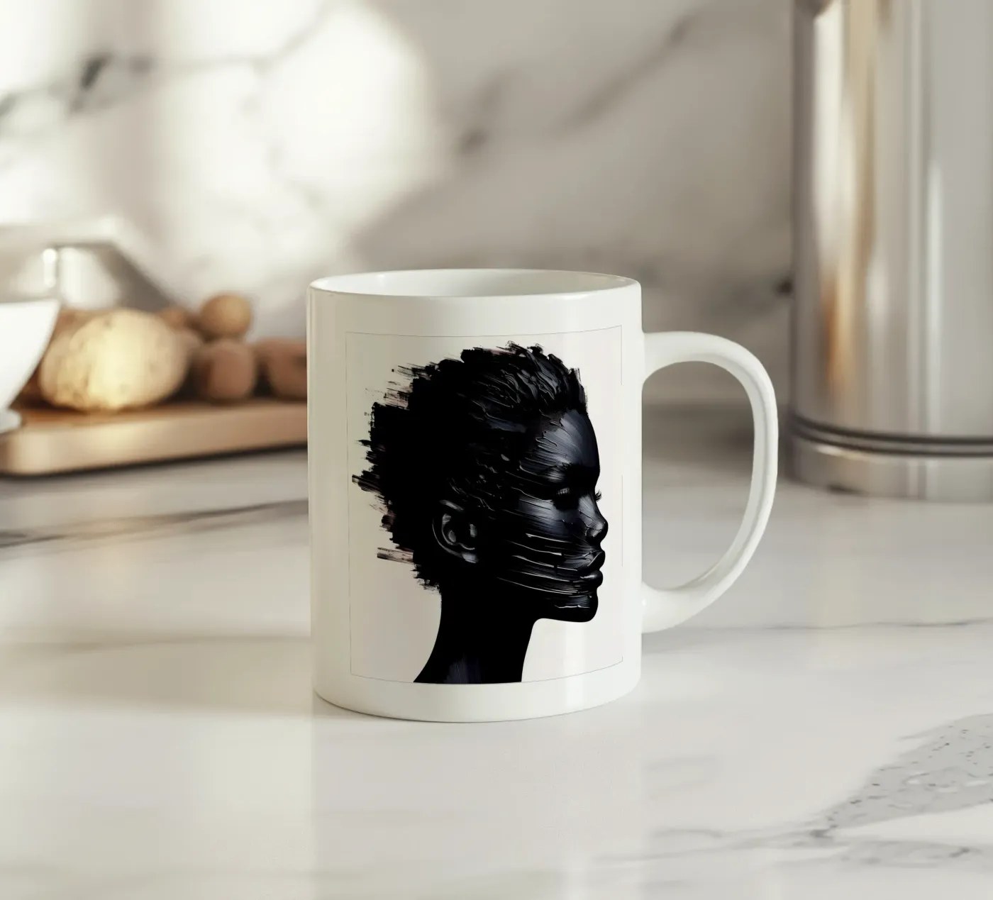 SCRATCH THE SURFACE ceramic mug by ARTOMATIC