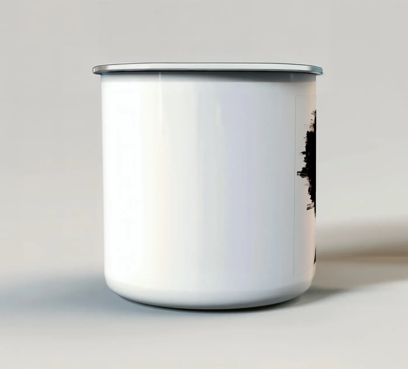 SCRATCH THE SURFACE enamel mug by ARTOMATIC