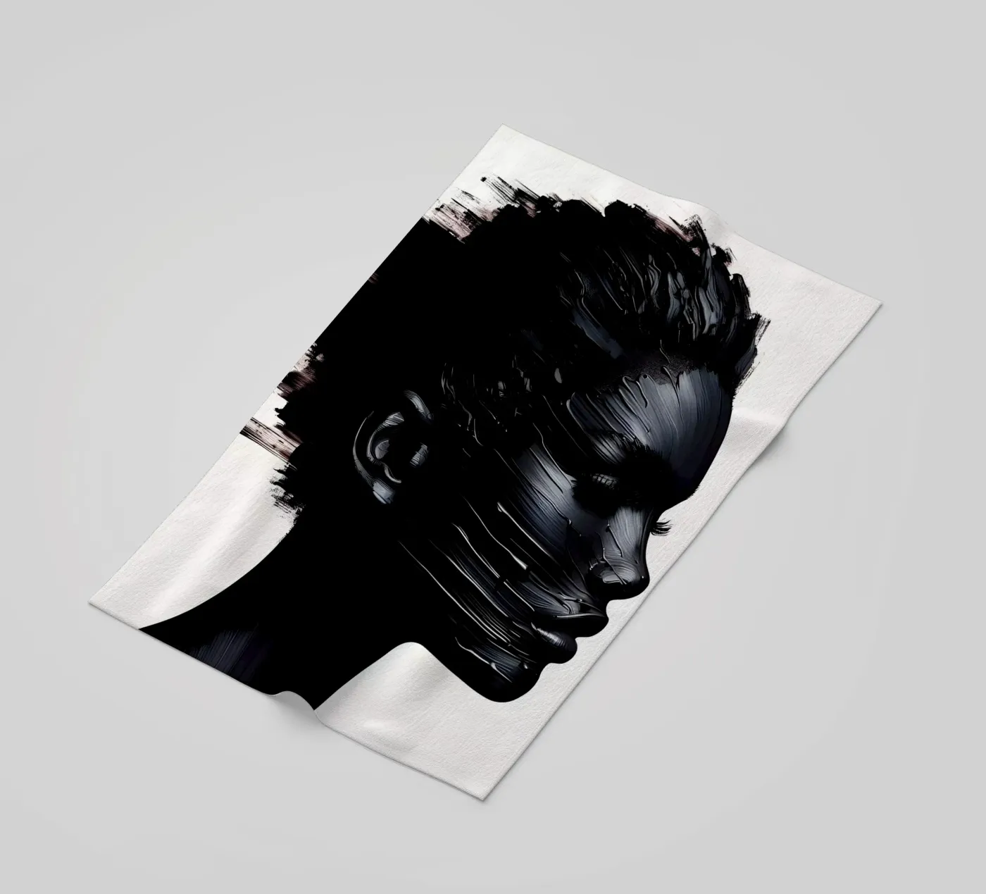 HET OPPERVLAK BEKRASSEN strandhanddoek van ARTOMATIC