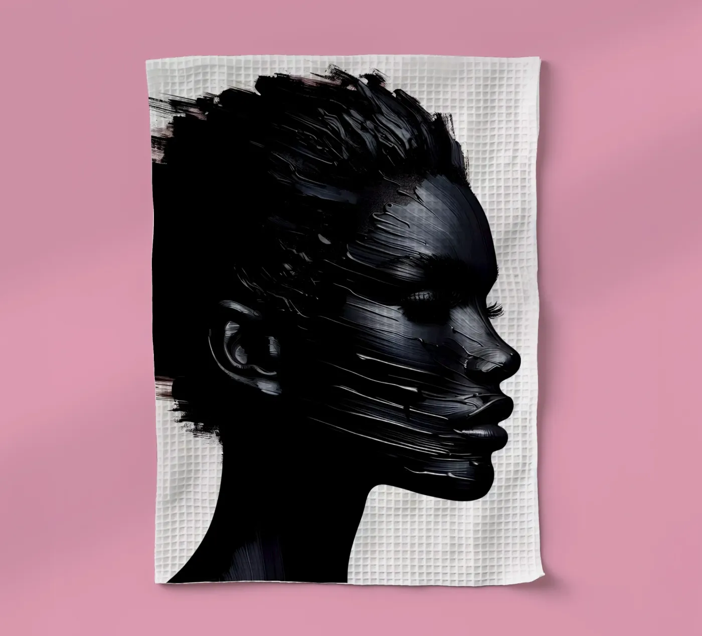 SCRATCH THE SURFACE tea towel by ARTOMATIC