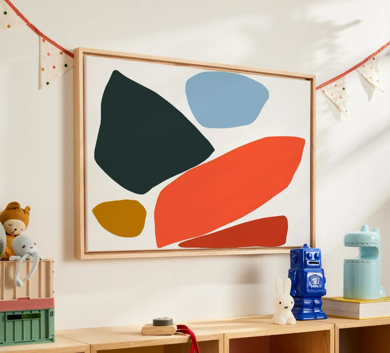 Abstract No. 2 tela con Cornice a cassetta da Morgan Kendall