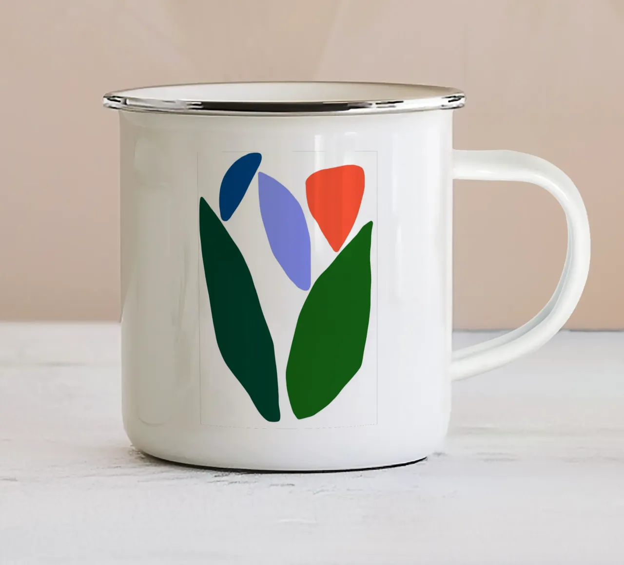 Abstract No. 3 tazza in smalto da Morgan Kendall