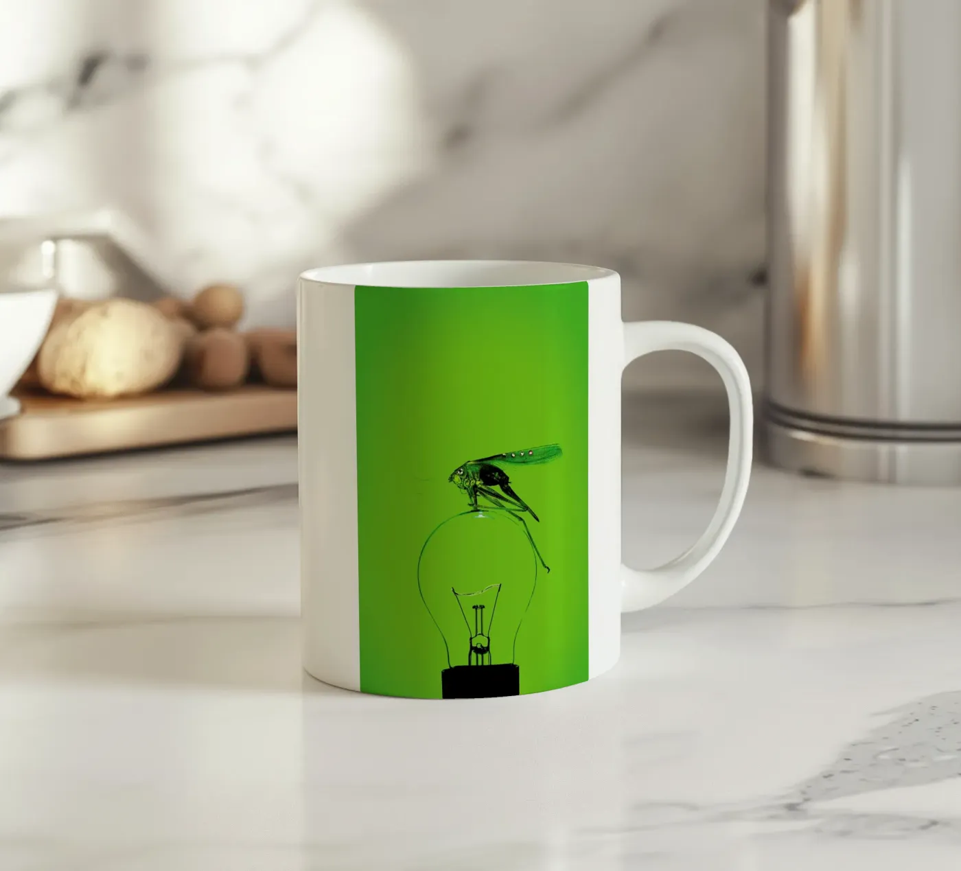 Grashüpfer ceramic mug by neon* fotografie
