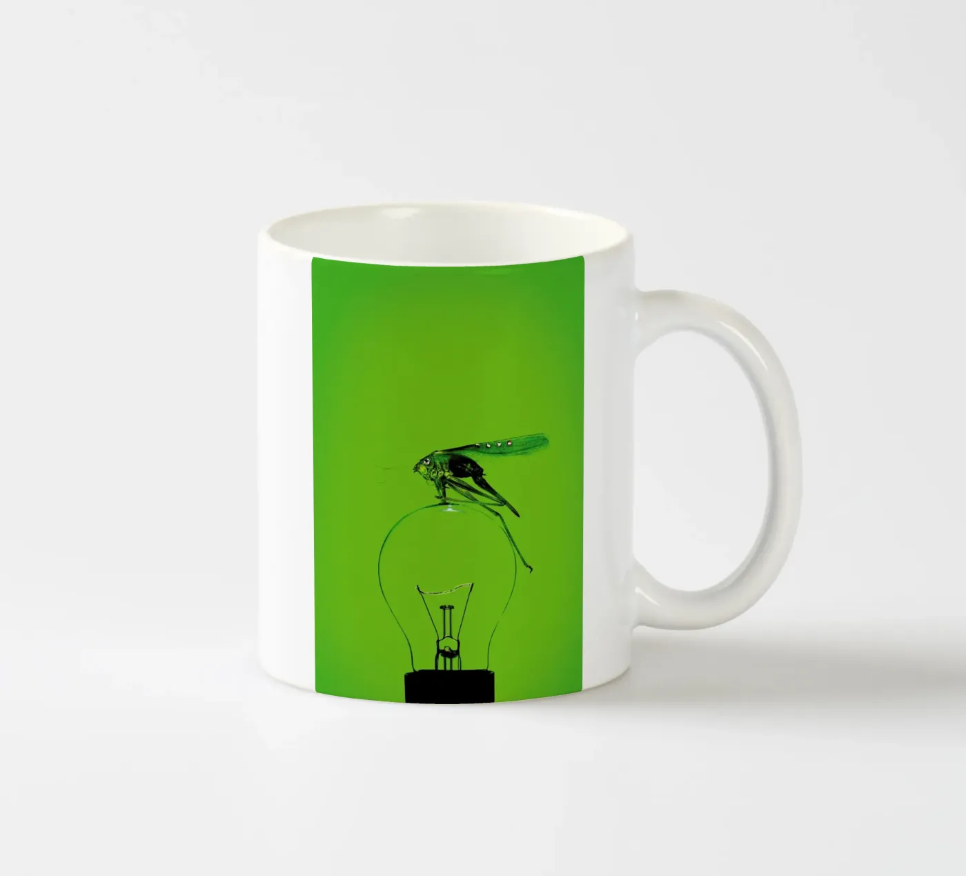 Grashüpfer ceramic mug by neon* fotografie