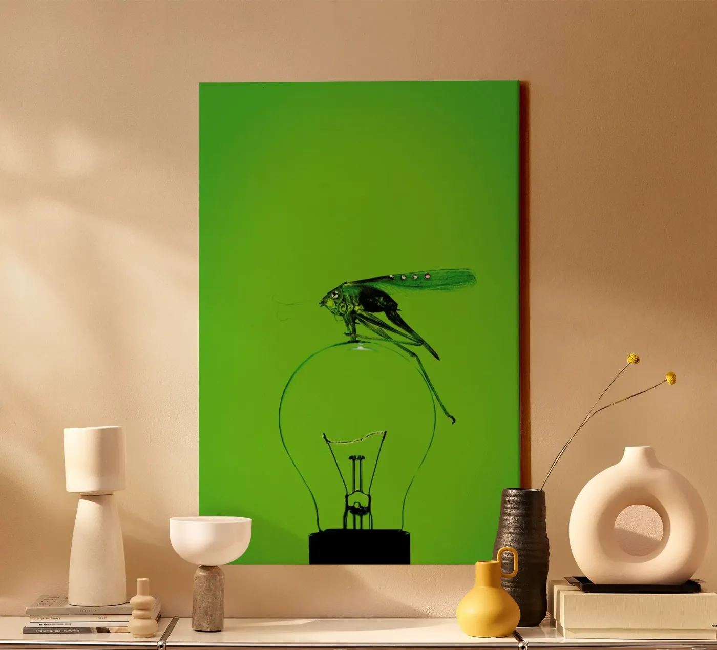 Grashüpfer tela da neon* fotografie