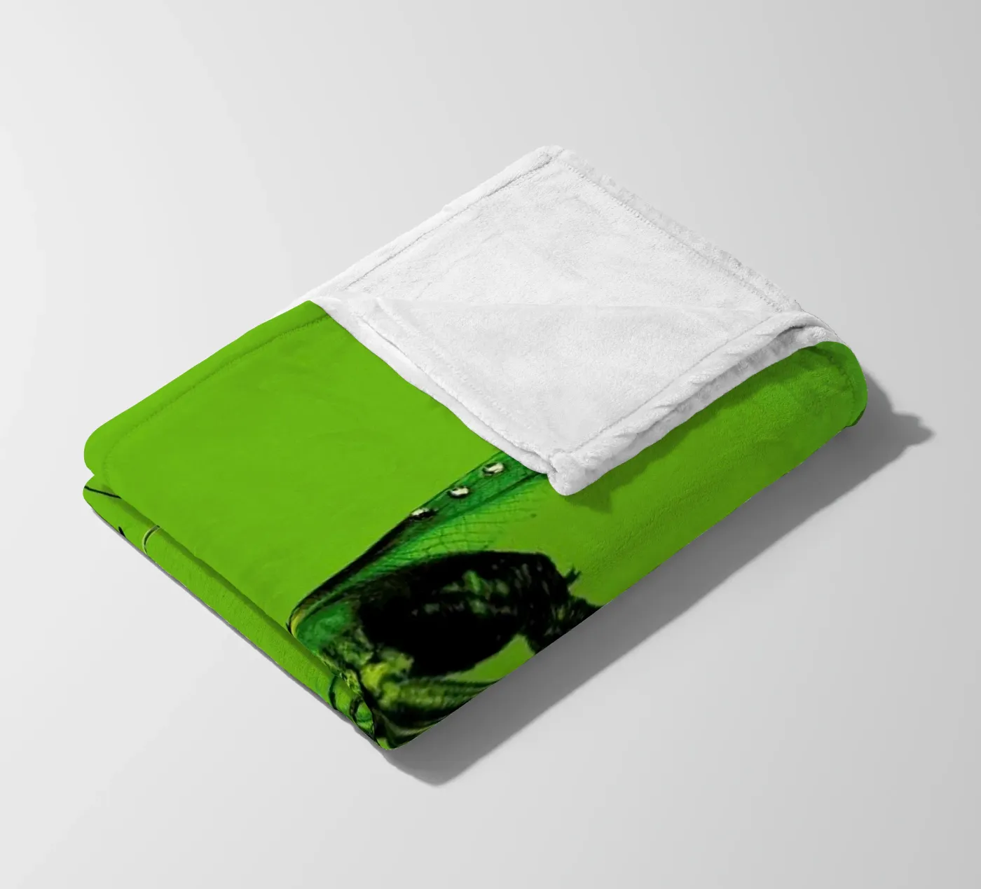 Grashüpfer Fleecedecke von neon* fotografie