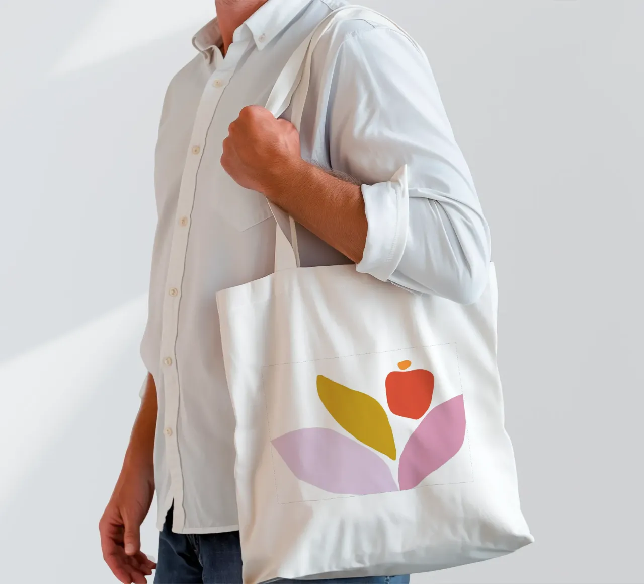 Abstract No. 5 borsa in juta da Morgan Kendall
