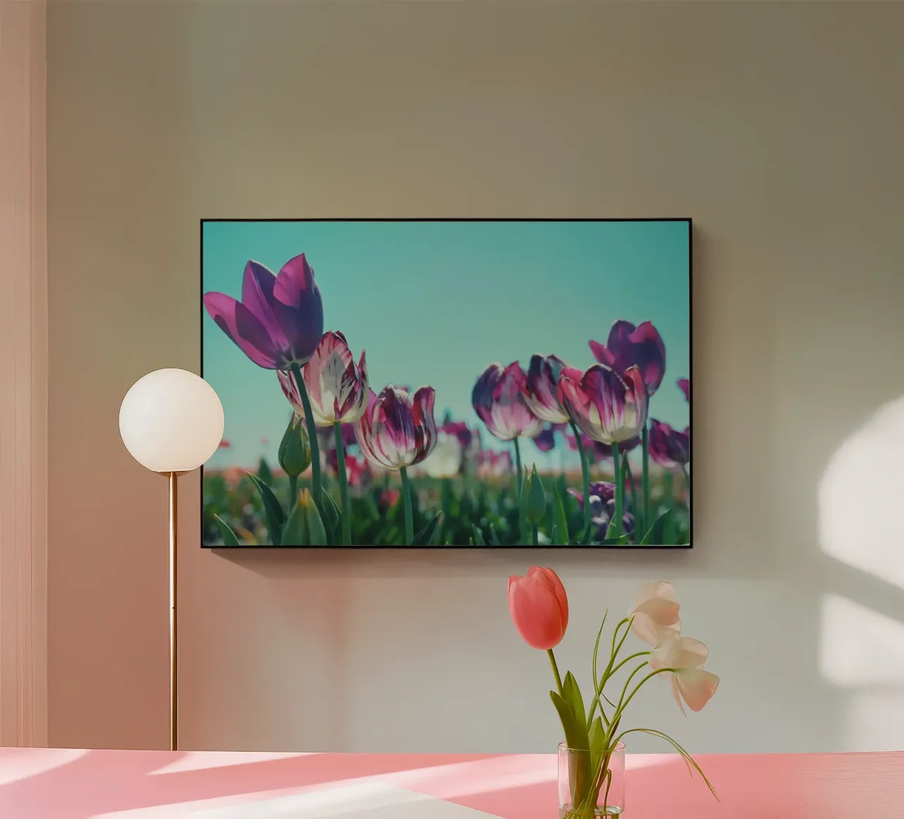 Purple Tulips plexiglass da Morgan Kendall