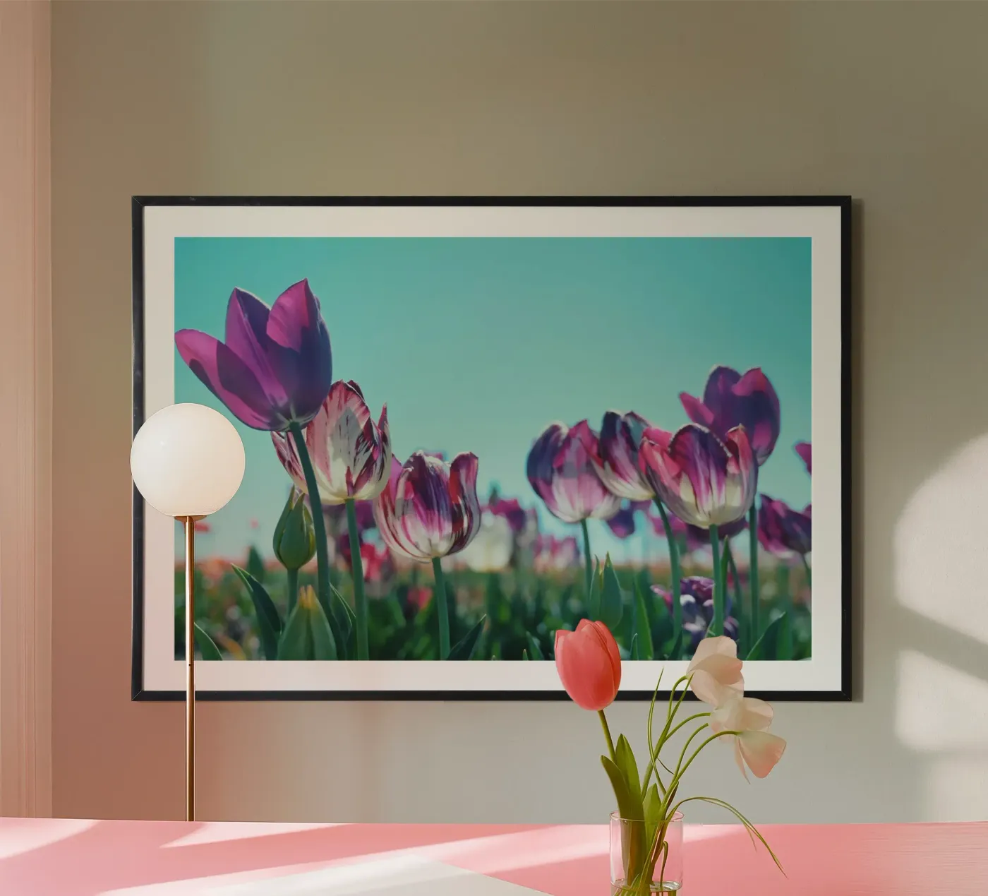 Purple Tulips poster da Morgan Kendall