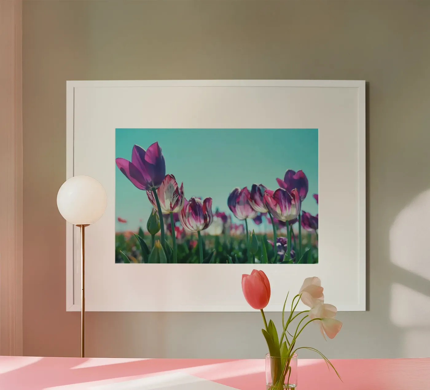 Purple Tulips poster da Morgan Kendall
