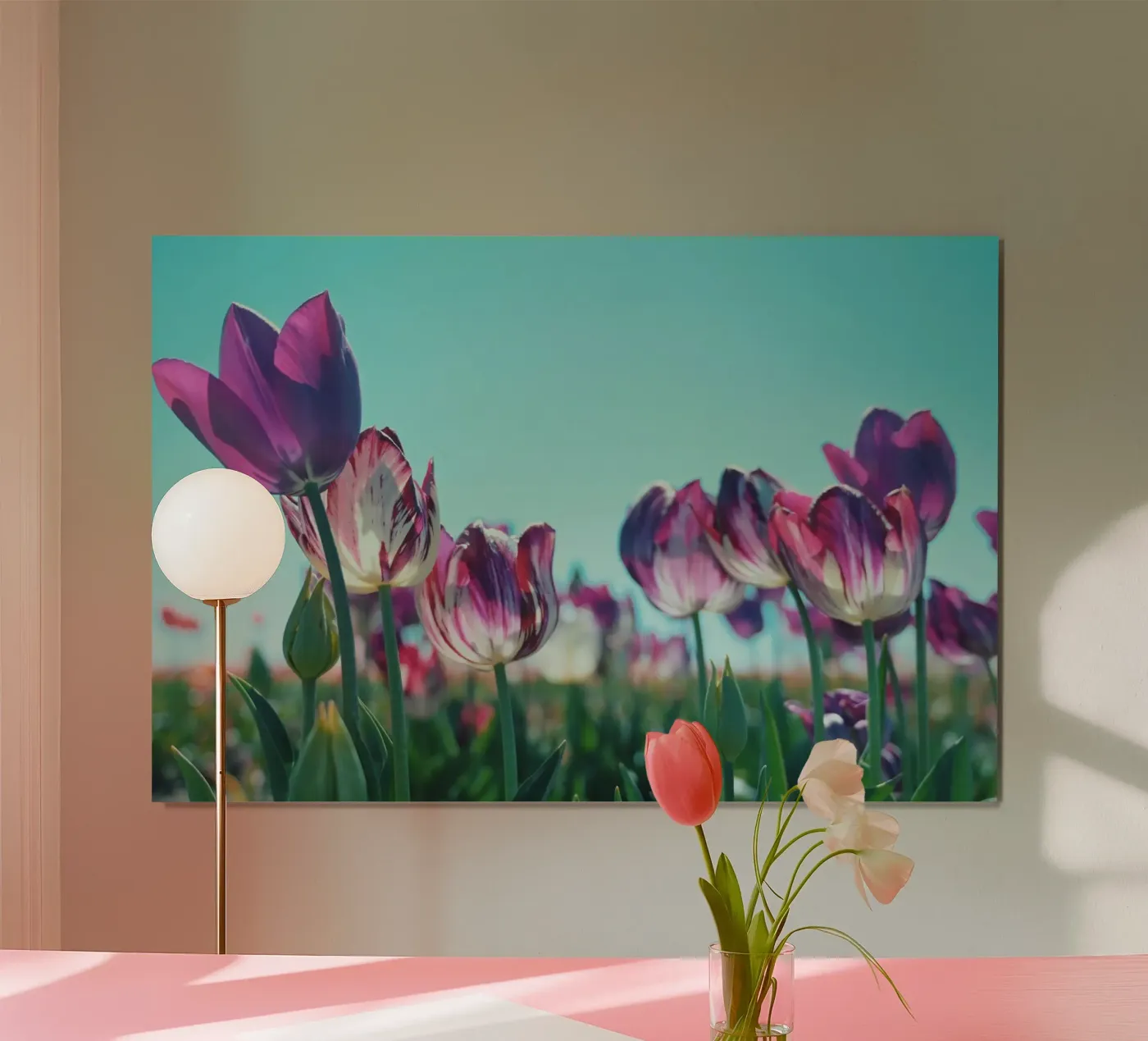 Purple Tulips poster da Morgan Kendall