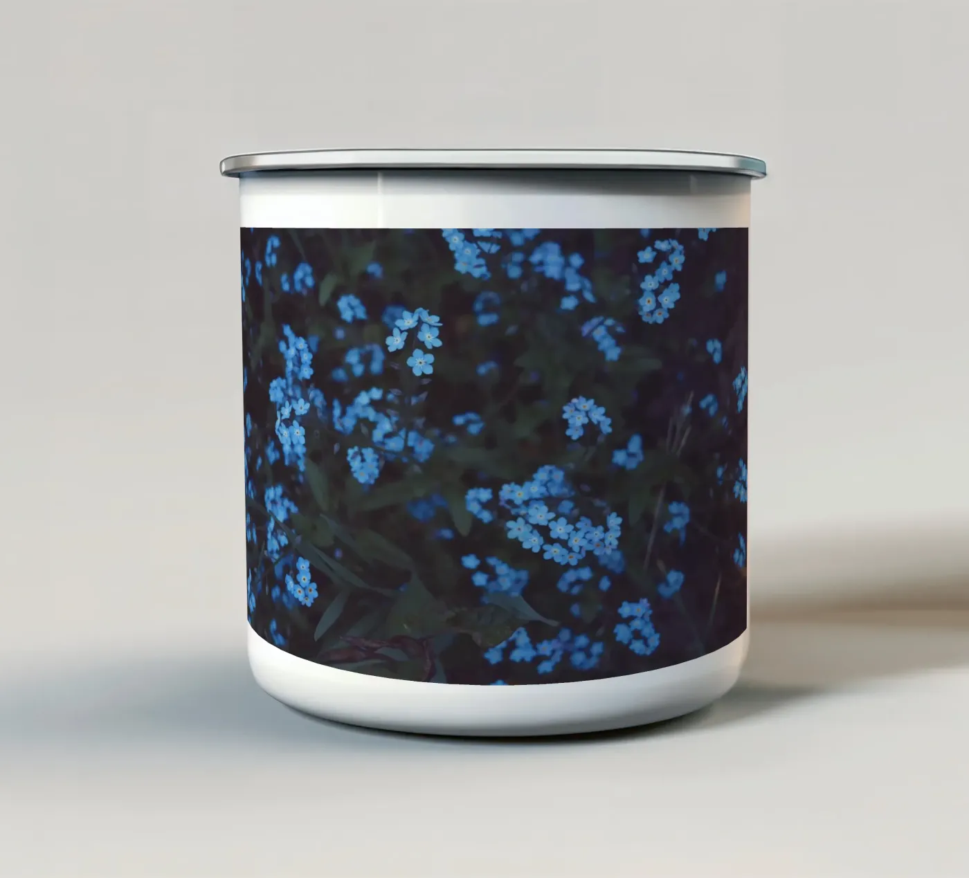 Moonlight enamel mug by Morgan Kendall