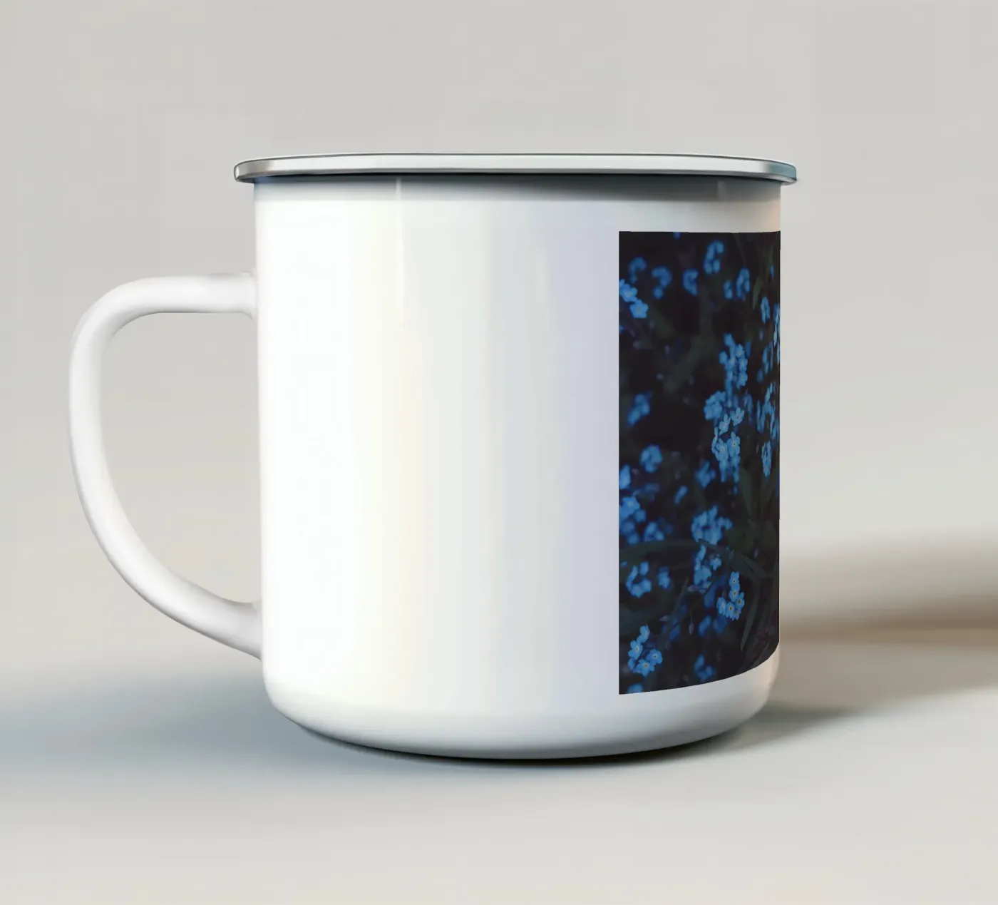 Moonlight enamel mug by Morgan Kendall
