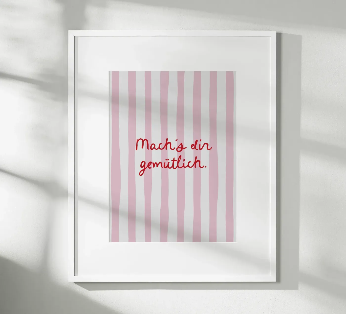 Mach´s dir gemütlich. poster da moDeern