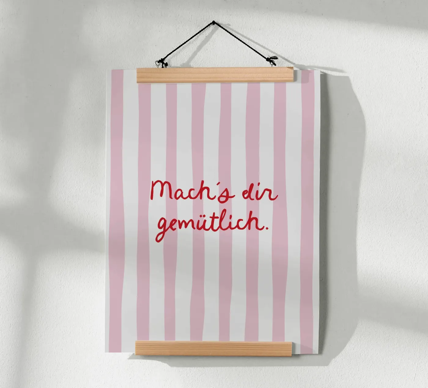 Mach´s dir gemütlich. poster da moDeern