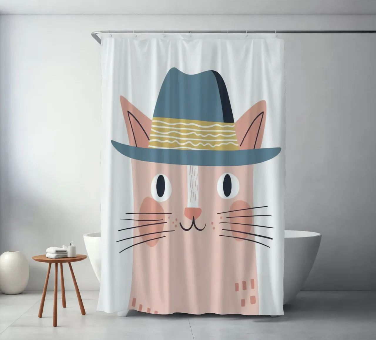 Cute Cat 1 tenda da doccia da So Cute Land - Affiches et posters
