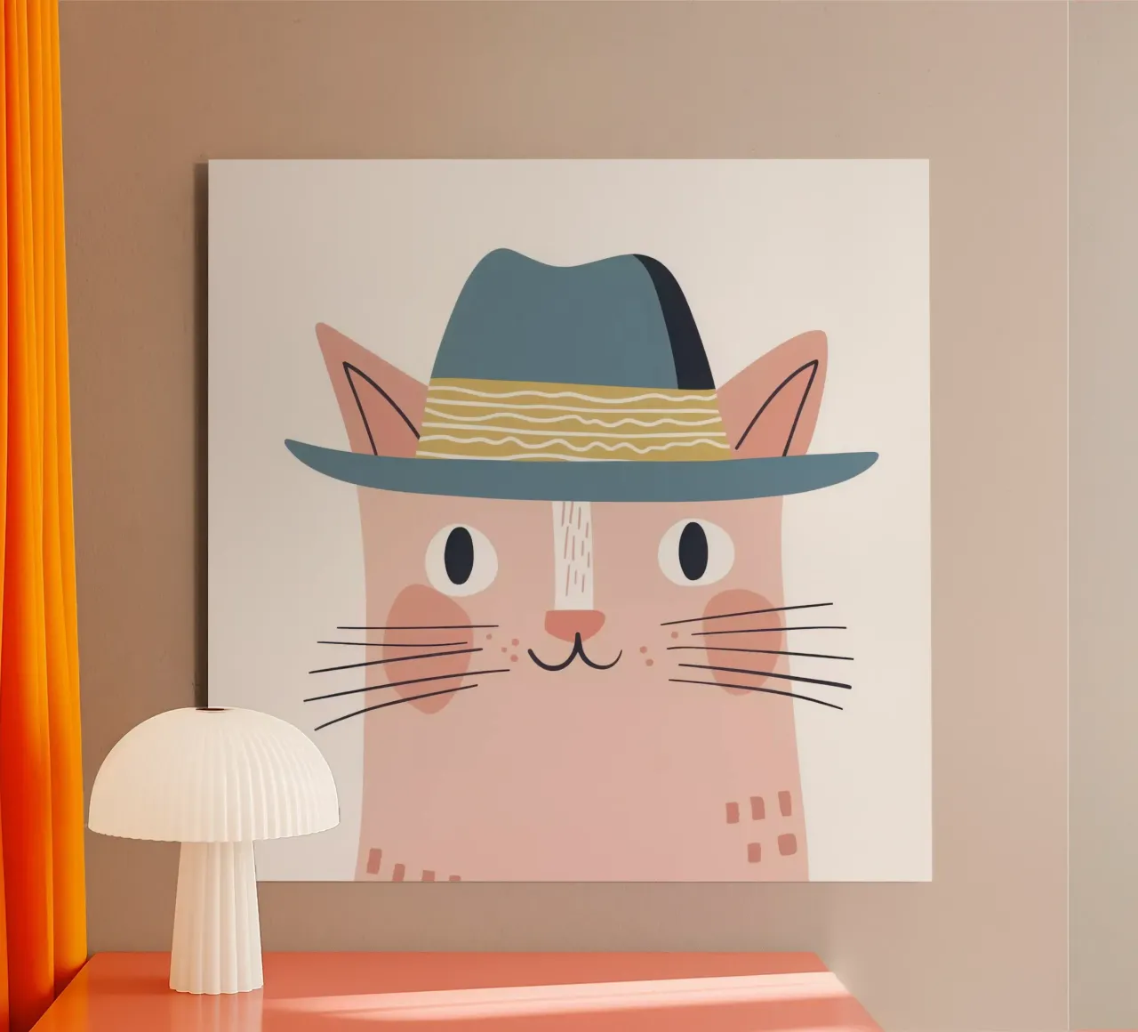 Cute Cat 1 alluminio dibond da So Cute Land - Affiches et posters