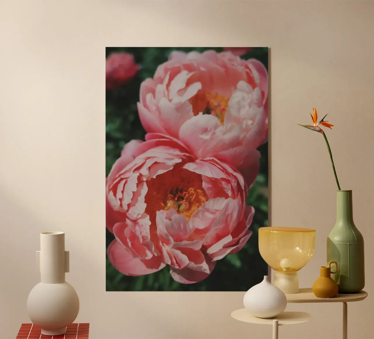Peonies plexiglass da Morgan Kendall