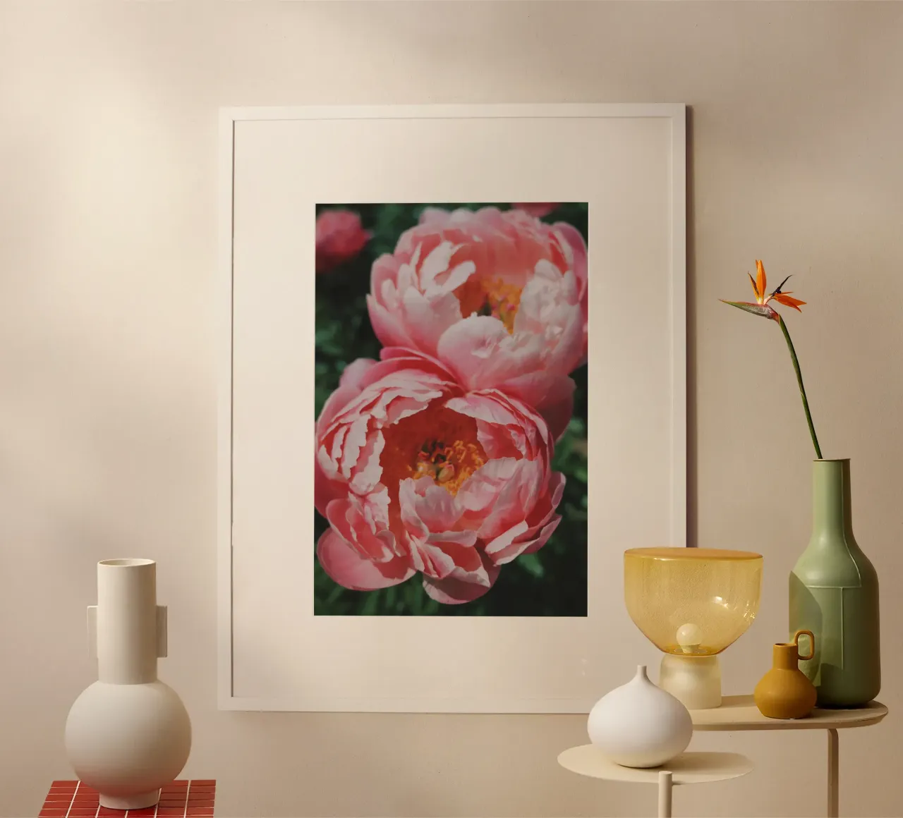 Peonies poster da Morgan Kendall
