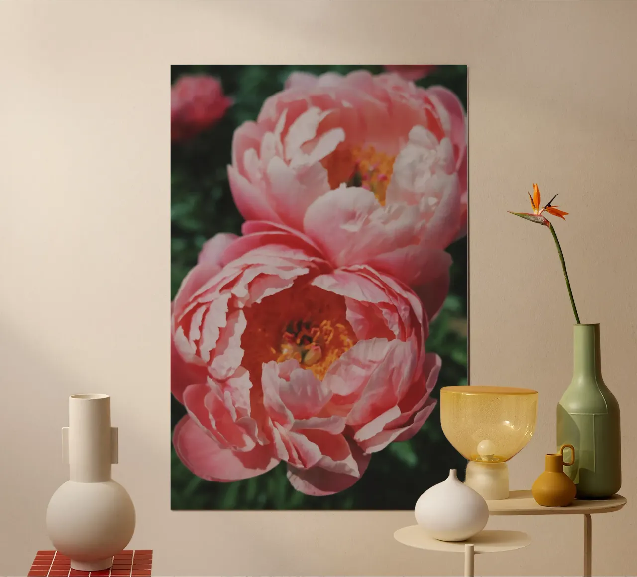 Peonies poster da Morgan Kendall