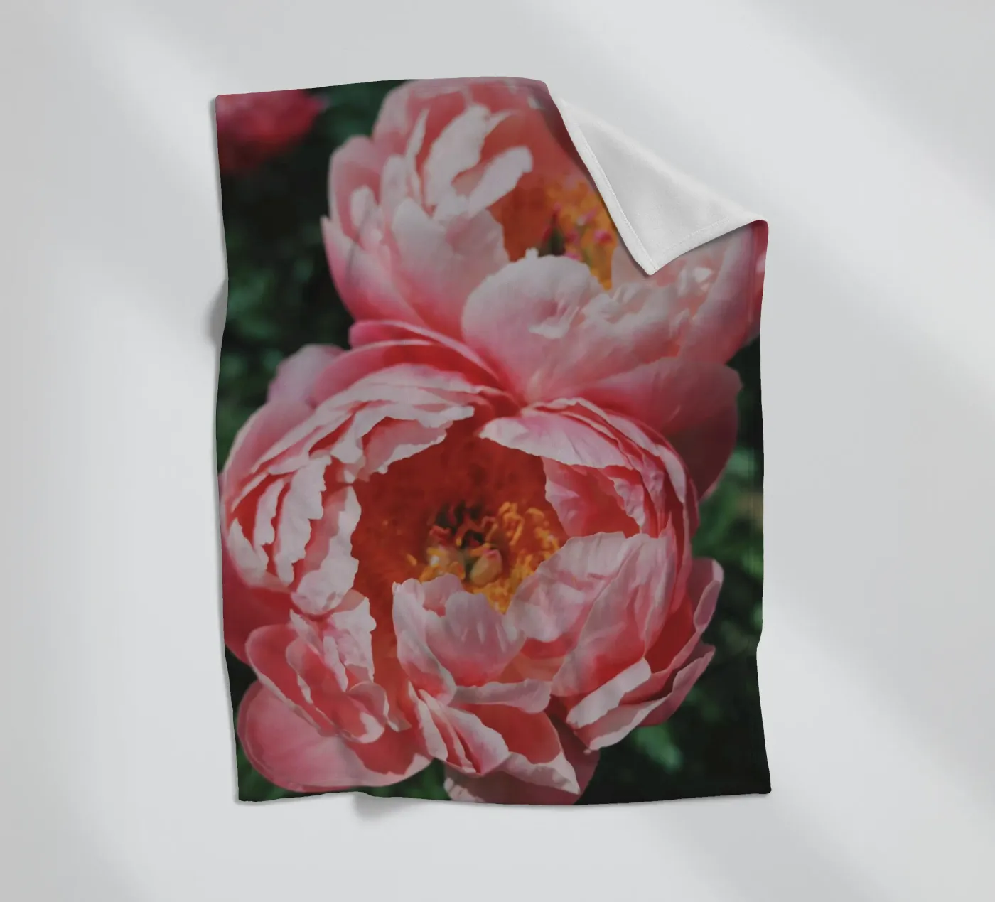 Peonies coperta in pile da Morgan Kendall