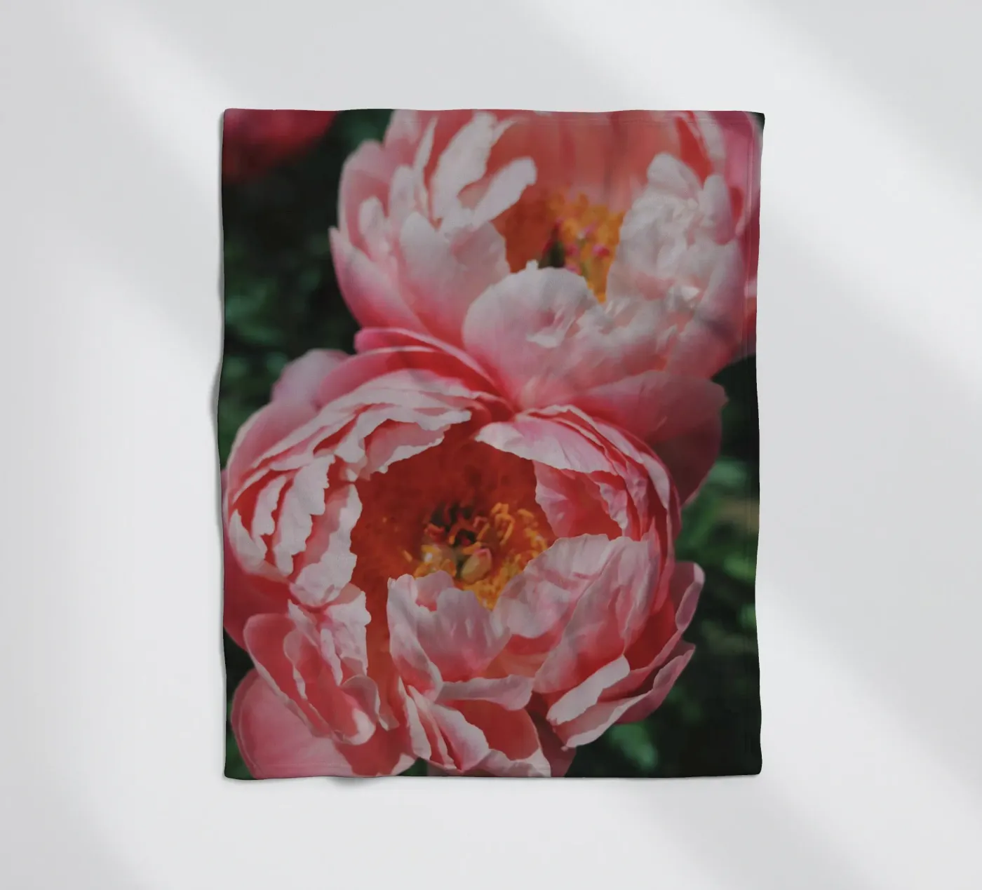Peonies coperta in pile da Morgan Kendall