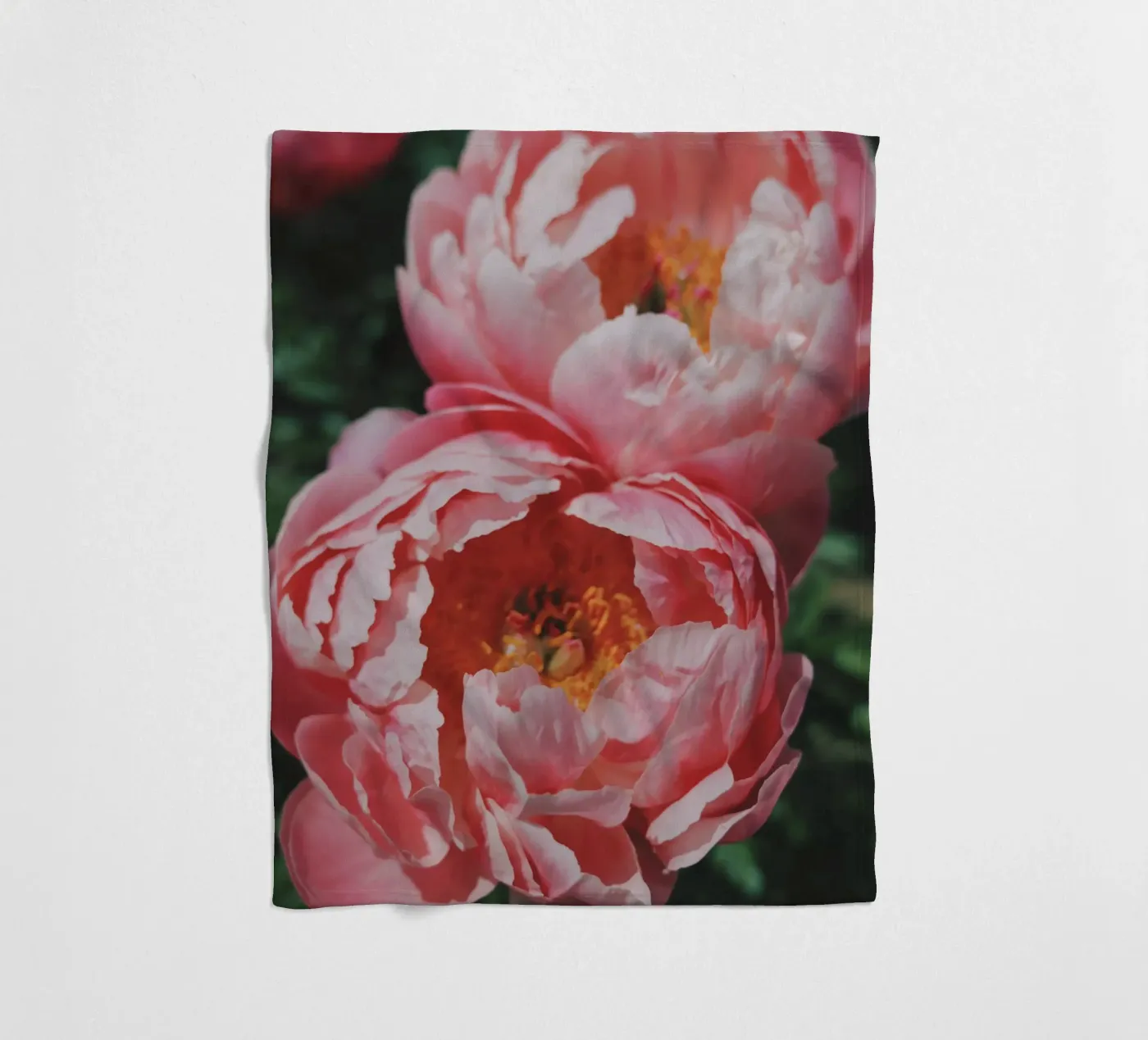 Peonies coperta in pile da Morgan Kendall