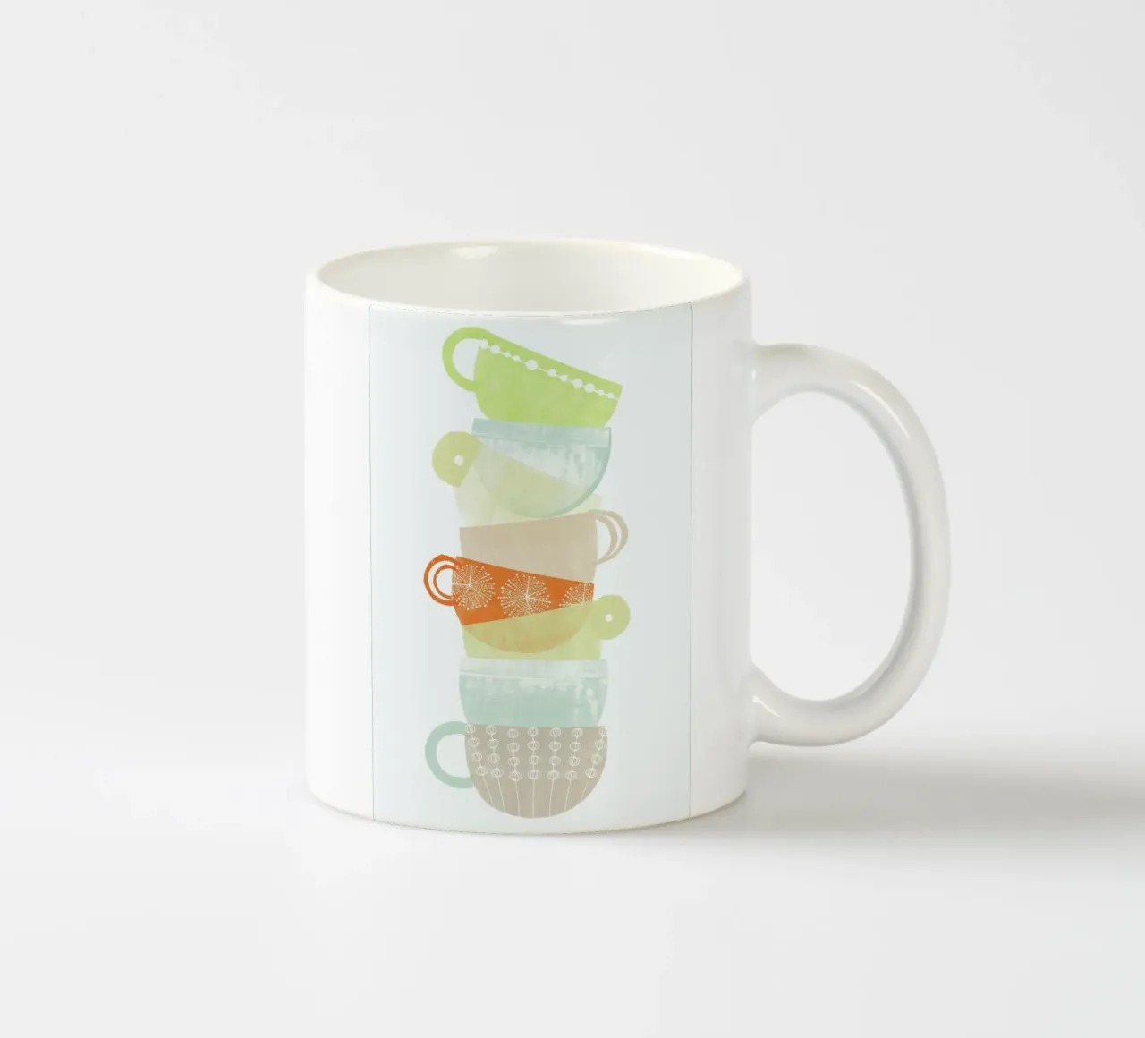 Cappuccino ceramic mug by Catherine Aguilar