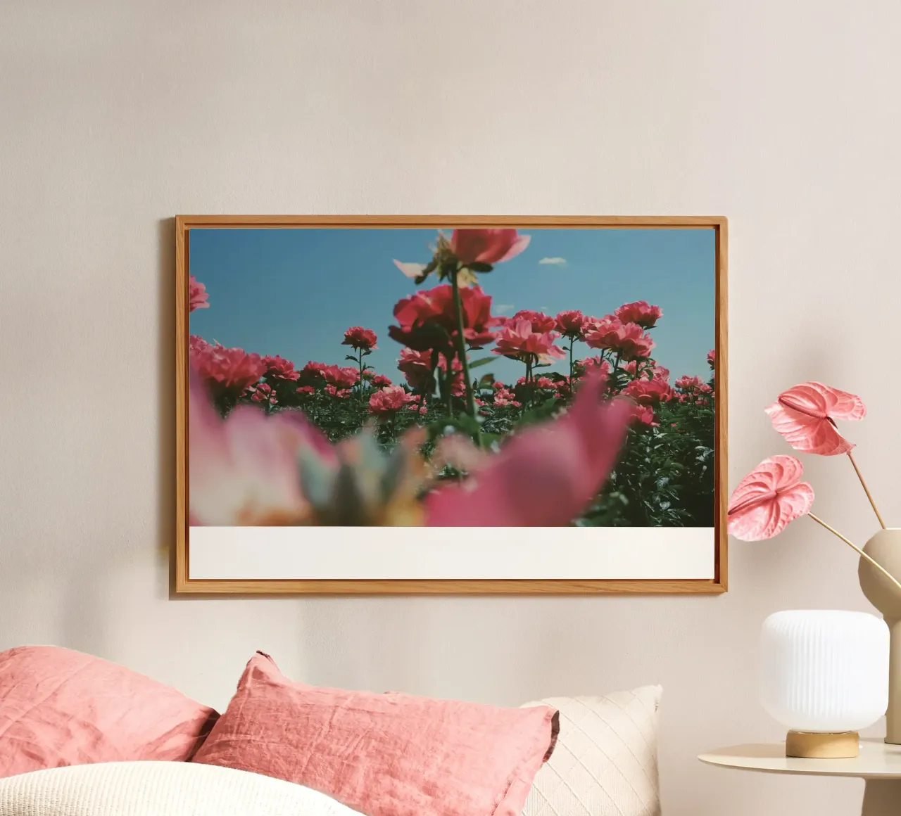 Through the Fields alluminio dibond con Cornice Artbox da Morgan Kendall