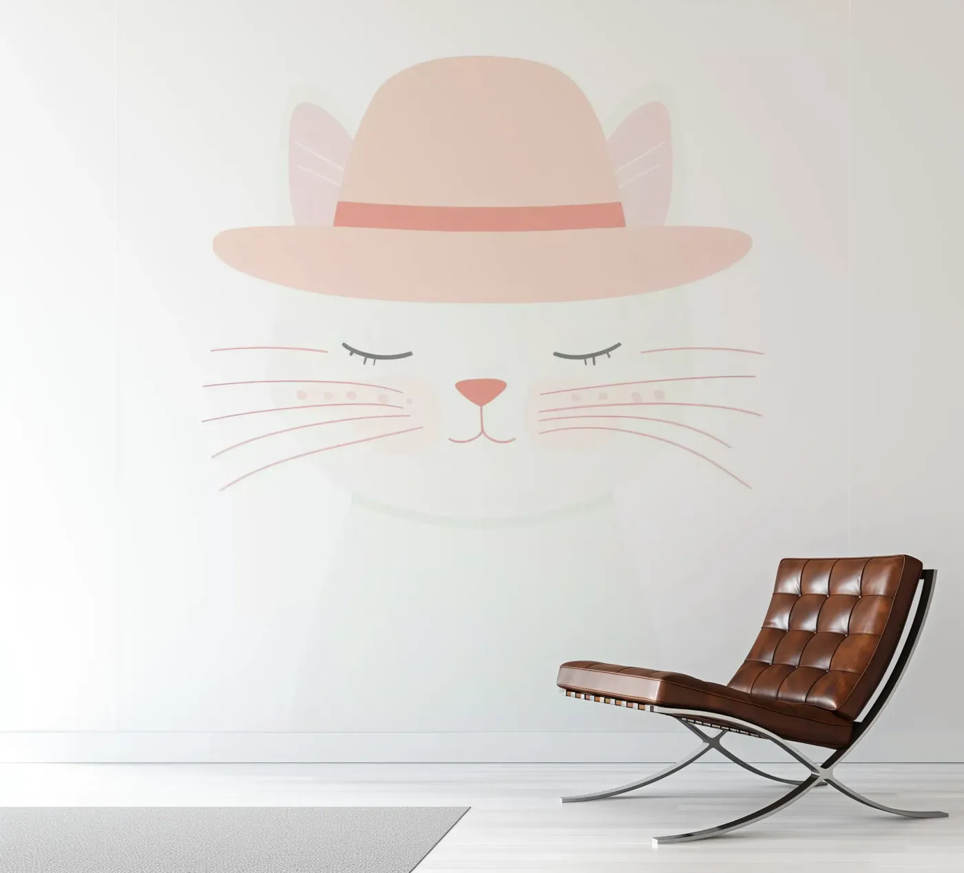 Cute Cat 2 fotobehang van So Cute Land - Affiches et posters
