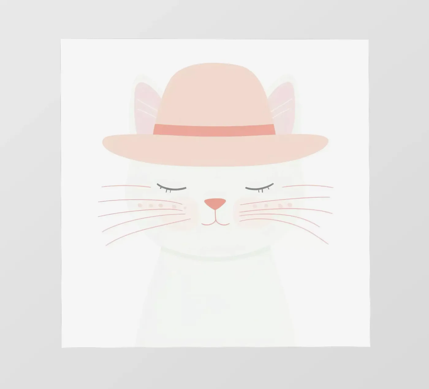 Cute Cat 2 fotobehang van So Cute Land - Affiches et posters