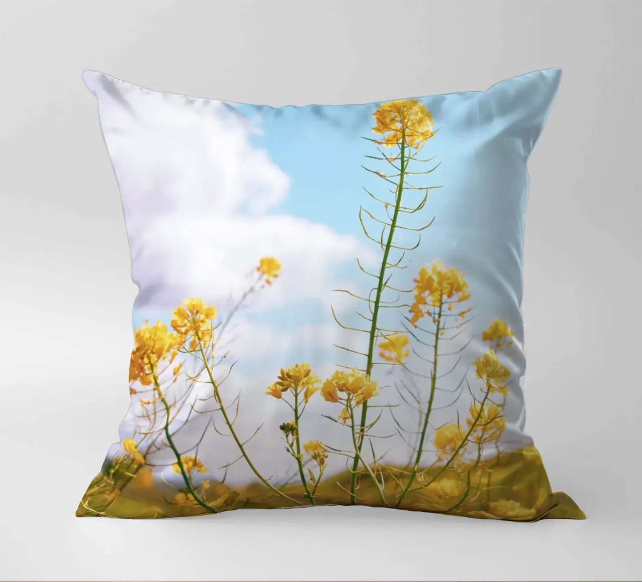 Mellow Yellow cuscino da Morgan Kendall