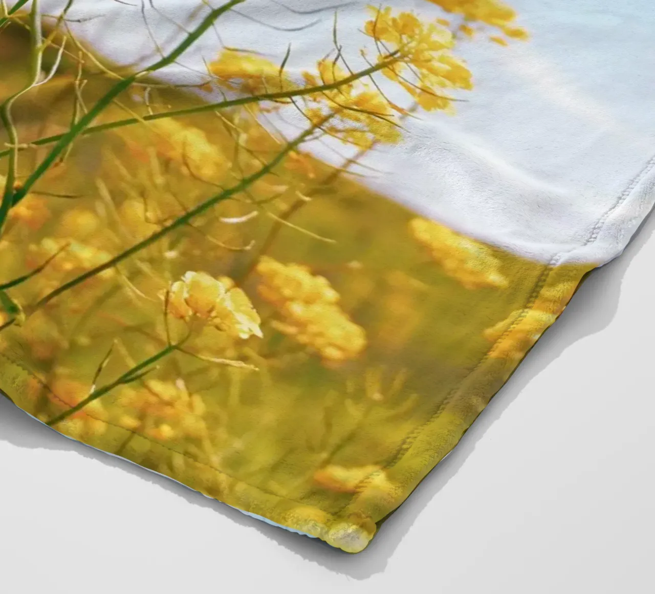 Mellow Yellow coperta in pile da Morgan Kendall
