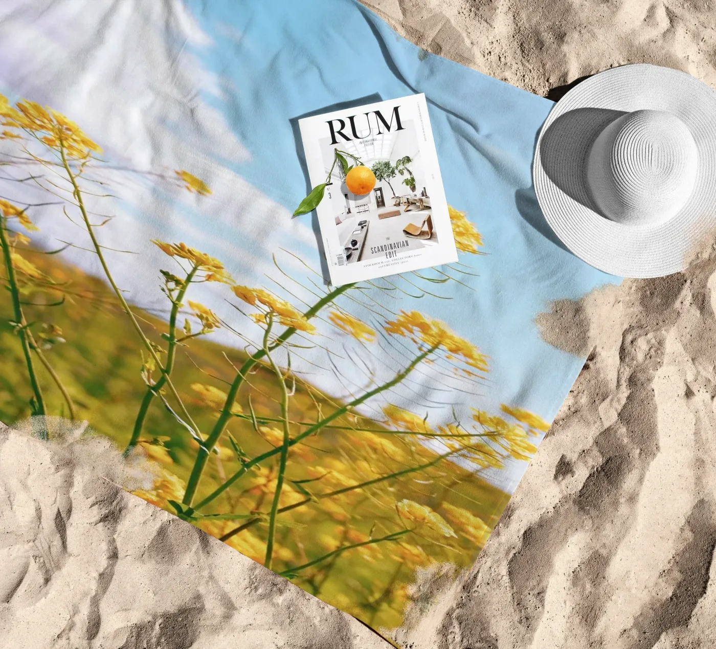 Mellow Yellow telo mare da Morgan Kendall