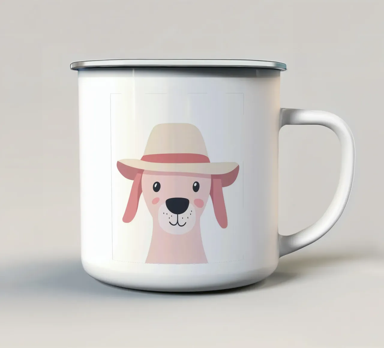 Cute Dog 1 tazza in smalto da So Cute Land - Affiches et posters