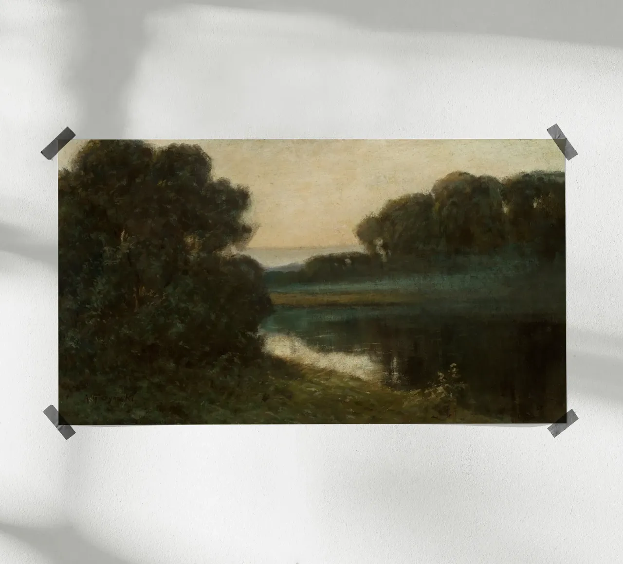 Riverside Landscape poster da apoloprints