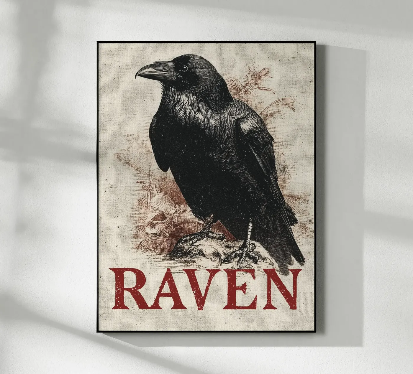 Raven plexiglas de Puschkinowa